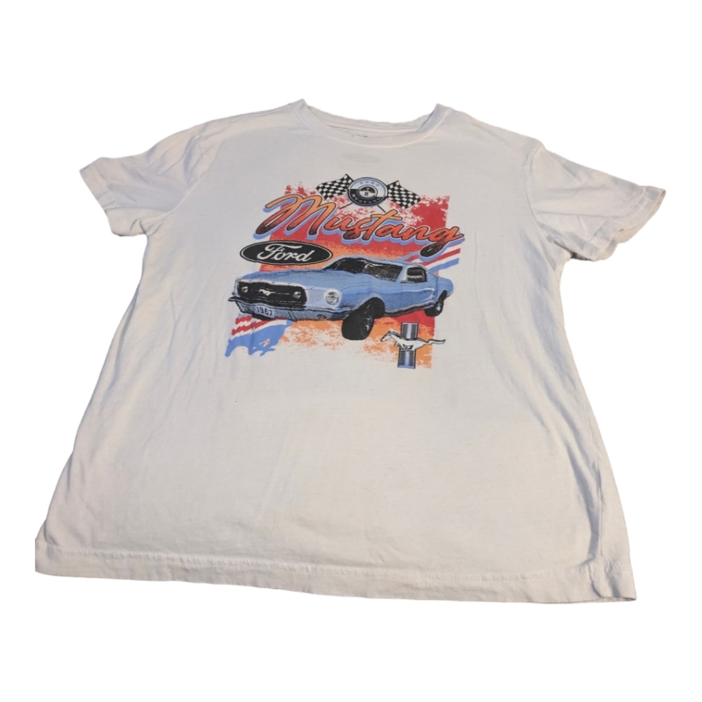 Official FOMO/FORD Motor Co. MUSTANG Tee White Small